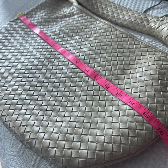 Anthropologie The Brigitte Satchel by Melie Bianco Ivory Pattern NWOT - Picture 16 of 17